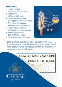 Corso introduttivo alle energie sottili - Sonia Germani Zamperini, CRESS (benessere)