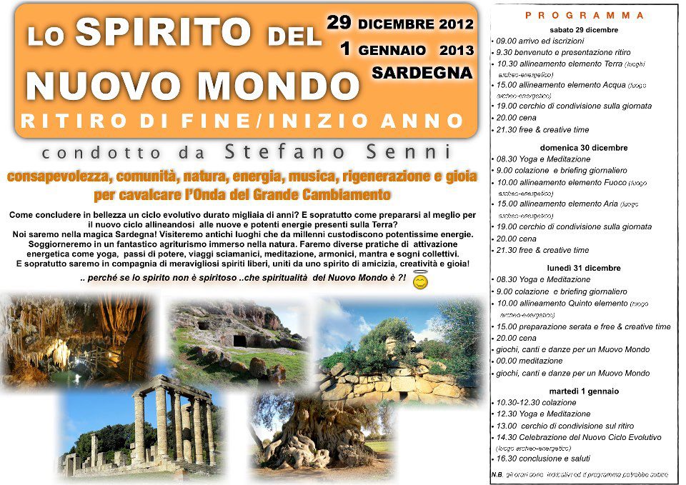 Lo spirito del nuovo mondo – Stefano Senni (corso dal vivo)