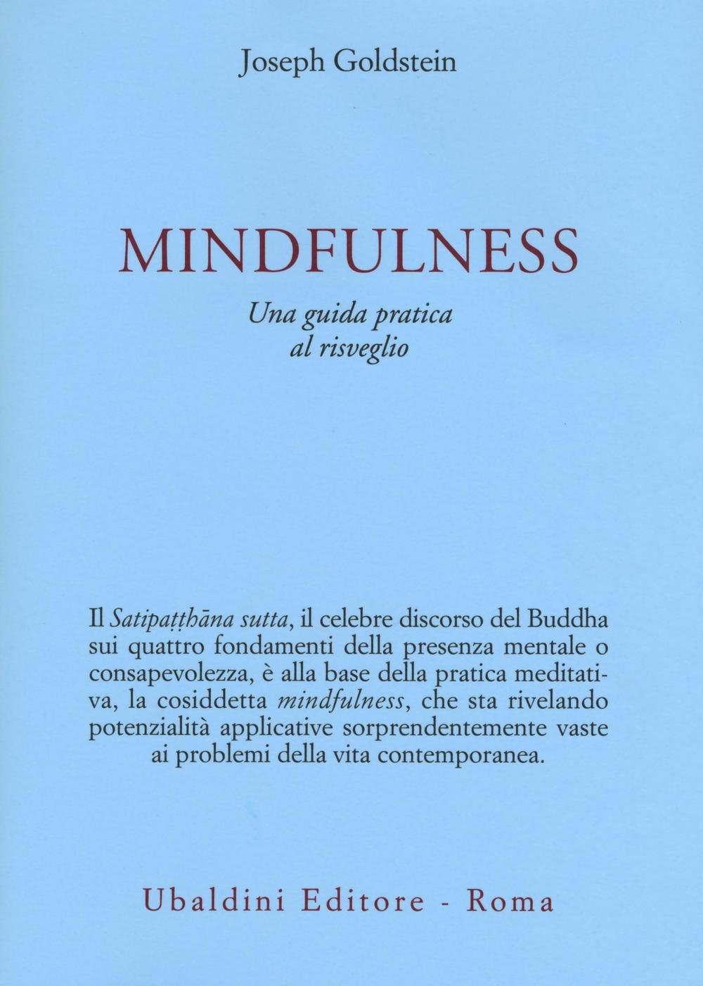 Mindfulness – Joseph Goldstein (buddhismo)